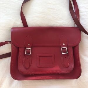 Cambridge satchel co. Red crossbody
